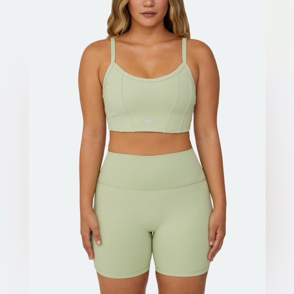 Set Active Luxform Sports Bra in Giada Green